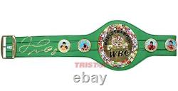 Floyd Mayweather Autographed WBC Championship Belt Signed in Gold TRISTAR