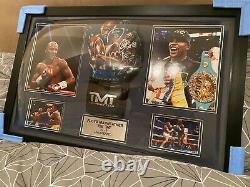 Floyd Mayweather Hand Signed Boxing Glove With COA In Dome Display