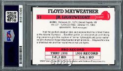 Floyd Mayweather Jr 1997 Brown's Boxing Rookie Retro Rp Rc Gem 10 Auto Psa/dna