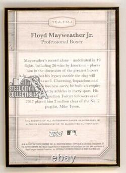 Floyd Mayweather Jr 2017 Topps Transcendent Autograph Card #TCA-FMJ 20/25