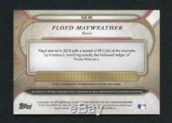 Floyd Mayweather Jr 2017 Topps Triple Threads 17/18 Auto Autographed Signed Nice