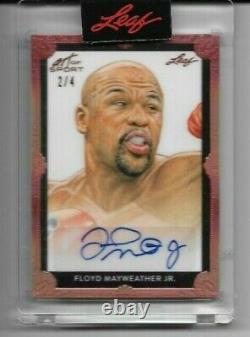 Floyd Mayweather Jr 2021 Leaf Art of Sport Auto 2/4