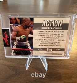 Floyd Mayweather Jr. 2022 Leaf Pro Set Autograph VERY RARE #5/15 FREE SHIP