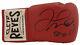 Floyd Mayweather Jr. 50-0 Signed Cleto Reyes Red Boxing Glove BAS Witnessed