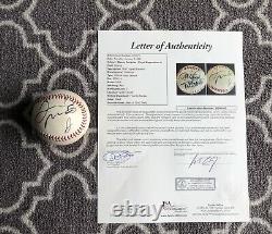 Floyd Mayweather Jr And Manny Pacquiao Signed Baseball Auto Rare Boxing Jsa Coa