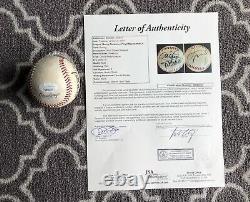 Floyd Mayweather Jr And Manny Pacquiao Signed Baseball Auto Rare Boxing Jsa Coa