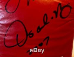 Floyd Mayweather Jr. And Oscar De La Hoya Autographed Boxing Glove, Authentic PS