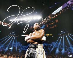 Floyd Mayweather Jr. Authentic Autographed Signed 16x20 Photo Beckett 157359