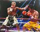 Floyd Mayweather Jr. Authentic Signed 16x20 Vs Manny Pacquiao Photo BAS Witness