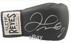 Floyd Mayweather Jr. Authentic Signed Cleto Reyes Black Boxing Glove BAS Witness
