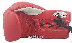 Floyd Mayweather Jr. Authentic Signed Cleto Reyes Red Boxing Glove BAS Witnessed
