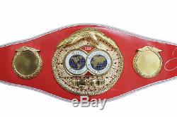 Floyd Mayweather Jr. Authentic Signed Full Size Red IBF Belt BAS Witnessed