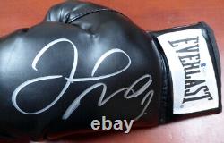 Floyd Mayweather Jr. Autographed Black Everlast Boxing Glove Lh Beckett 121798