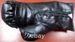 Floyd Mayweather Jr. Autographed Black Everlast Boxing Glove Lh Beckett 121798