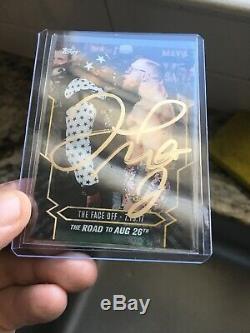 Floyd Mayweather Jr Autographed Card Topps