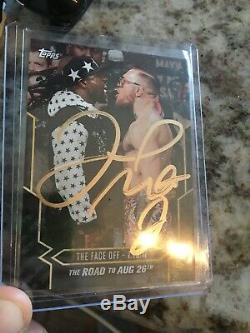 Floyd Mayweather Jr Autographed Card Topps