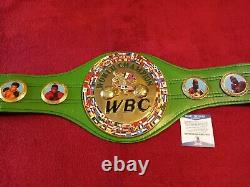 Floyd Mayweather Jr. Autographed Full-Size WBC Championship Belt, Beckett