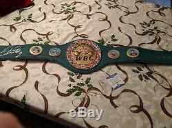 Floyd Mayweather Jr. Autographed Full Size WBC Championship Belt With COA
