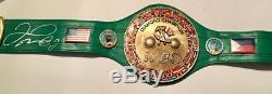 Floyd Mayweather Jr Autographed Full size WBC Diamond belt JSA LETTER