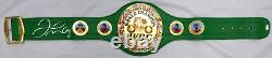 Floyd Mayweather Jr. Autographed Green WBC Full Size Belt JSA Stock #178294