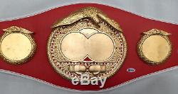 Floyd Mayweather Jr. Autographed IBF Full Size Belt (No Decals) Beckett 95797