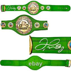 Floyd Mayweather Jr. Autographed Lime Wbc Boxing Belt Beckett 221645