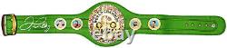 Floyd Mayweather Jr. Autographed Lime Wbc Boxing Belt Beckett 221645