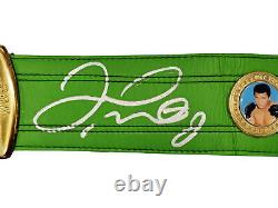 Floyd Mayweather Jr. Autographed Lime Wbc Boxing Belt Beckett 221645