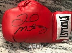 Floyd Mayweather Jr. Autographed Red Everlast Boxing Glove