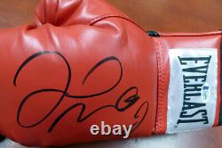 Floyd Mayweather Jr. Autographed Red Everlast Boxing Glove Lh Beckett Bas 121799