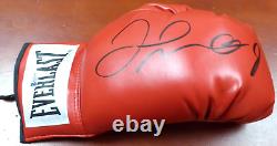 Floyd Mayweather Jr. Autographed Red Everlast Boxing Glove RH Beckett BAS Stock