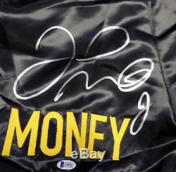 Floyd Mayweather Jr. Autographed Signed Black Boxing Trunks Beckett Bas 121802