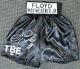 Floyd Mayweather Jr. Autographed Signed Black Boxing Trunks Beckett Bas 159668