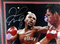 Floyd Mayweather Jr. Autographed Signed Framed 16x20 Photo Beckett 125706