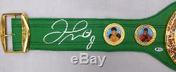 Floyd Mayweather Jr. Autographed Signed Green Wbc Full Size Belt Beckett 157354
