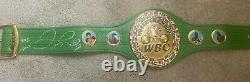 Floyd Mayweather Jr. Autographed Signed Green Wbc Full Size Belt Beckett Coa