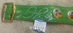 Floyd Mayweather Jr. Autographed Signed Green Wbc Full Size Belt Beckett Coa