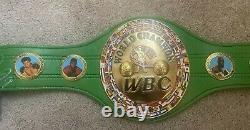 Floyd Mayweather Jr. Autographed Signed Green Wbc Full Size Belt Beckett Coa