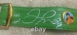 Floyd Mayweather Jr. Autographed Signed Green Wbc Full Size Belt Beckett Coa