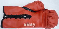 Floyd Mayweather Jr. Autographed Signed Red Everlast Boxing Glove Lh Jsa 178295