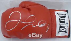 Floyd Mayweather Jr. Autographed Signed Red Everlast Boxing Glove (Light) Q46429