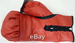Floyd Mayweather Jr. Autographed Signed Red Everlast Boxing Glove Rh Jsa 178296