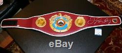 Floyd Mayweather Jr Autographed Signed WBO Boxing Belt Beckett Witnessed PSA JSA