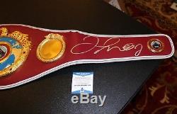 Floyd Mayweather Jr Autographed Signed WBO Boxing Belt Beckett Witnessed PSA JSA