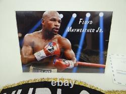 Floyd Mayweather Jr Autographed WBC Boxing Shorts Trunks Replica with PSA COA