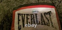 Floyd Mayweather Jr. Autographed signed Everlast Red Left boxing glove Rare! COA