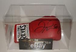 Floyd Mayweather Jr Boxing hand signed Everlast Glove Display Box w COA signiert