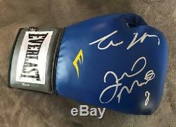 Floyd Mayweather Jr & Conor McGregor Signed Autograph Boxing Glove / COA