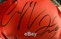 Floyd Mayweather Jr. Conor McGregor Signed Boxing Glove Beckett BAS + PSA DNA