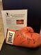 Floyd Mayweather Jr. Conor McGregor Signed Leather Boxing Glove BAS LOA Auto